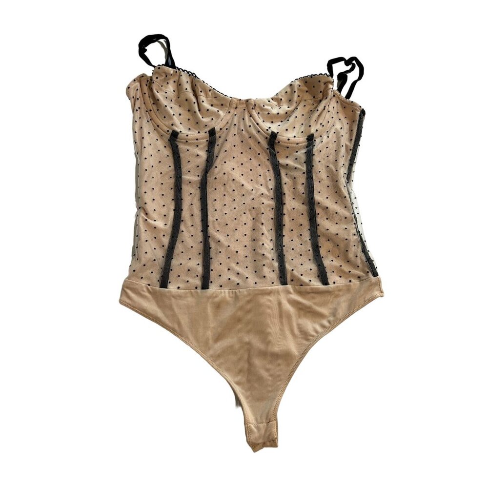 NWOT Majorelle Florence Bodysuit in Black Dot